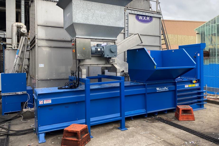 WastePac Horizontal Baler Semi Automatic Australia